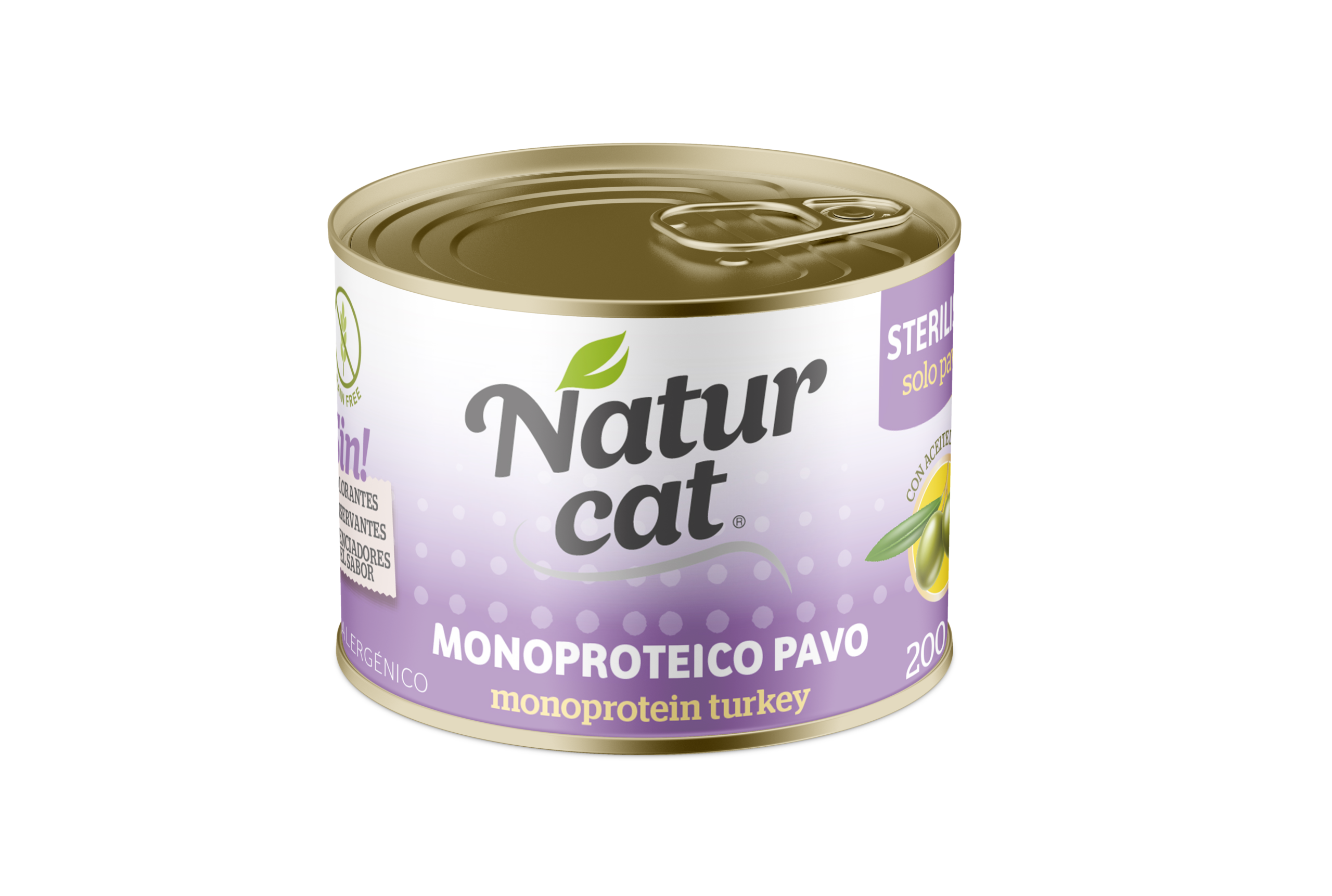 Naturcat monoproteico pavo sterilised 200