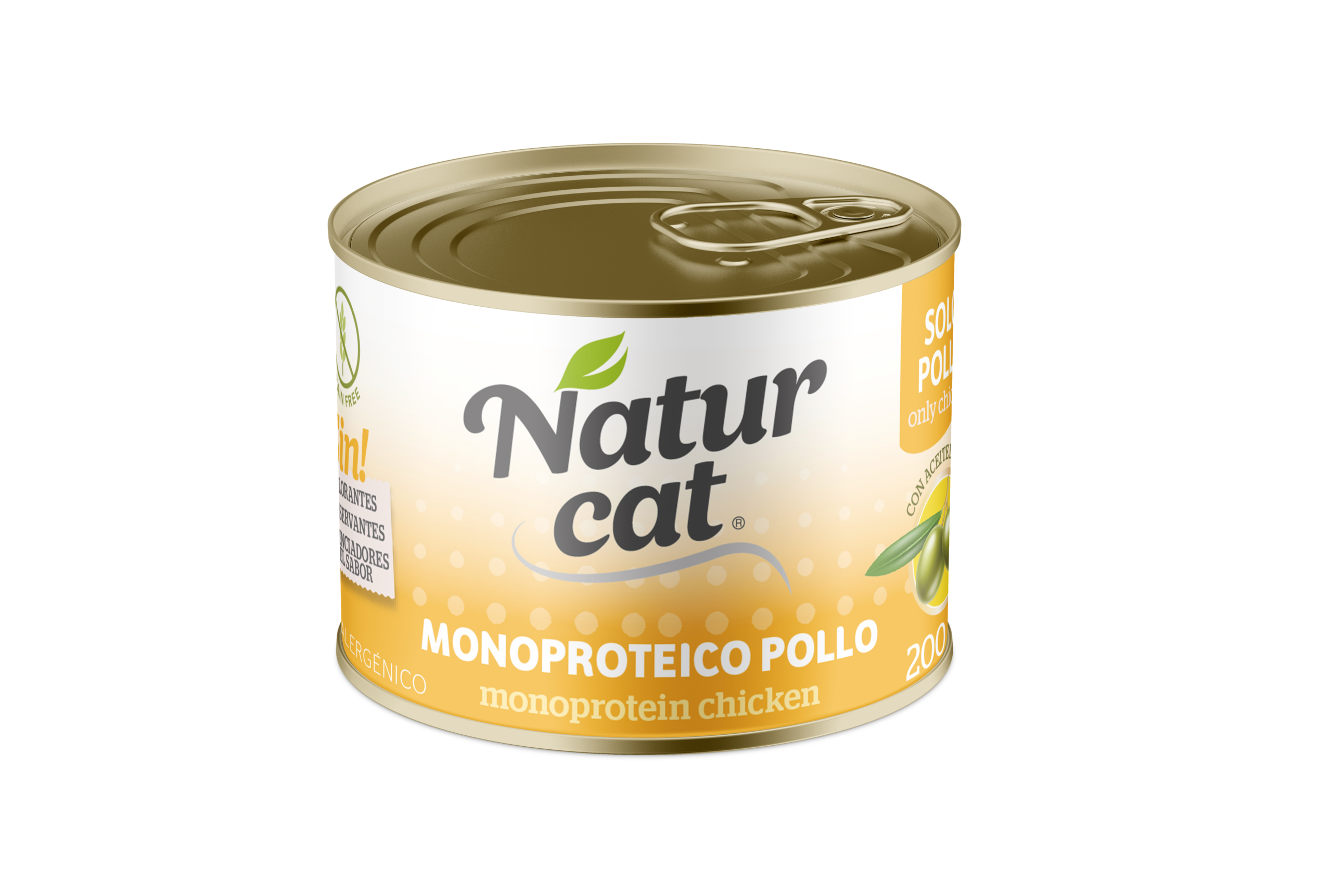 Naturcat monoproteico pollo 200