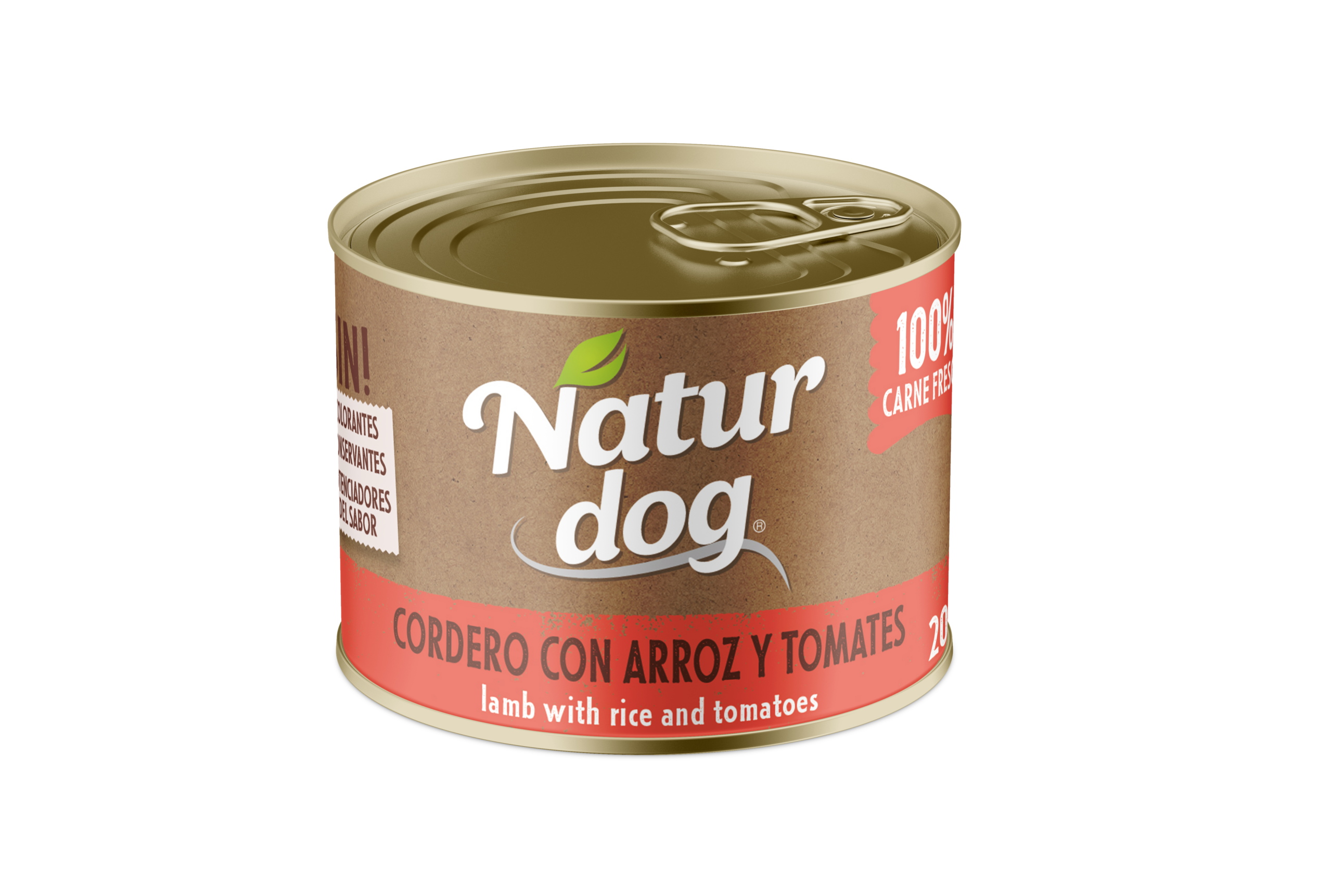 Naturdog cordero y arroz 200