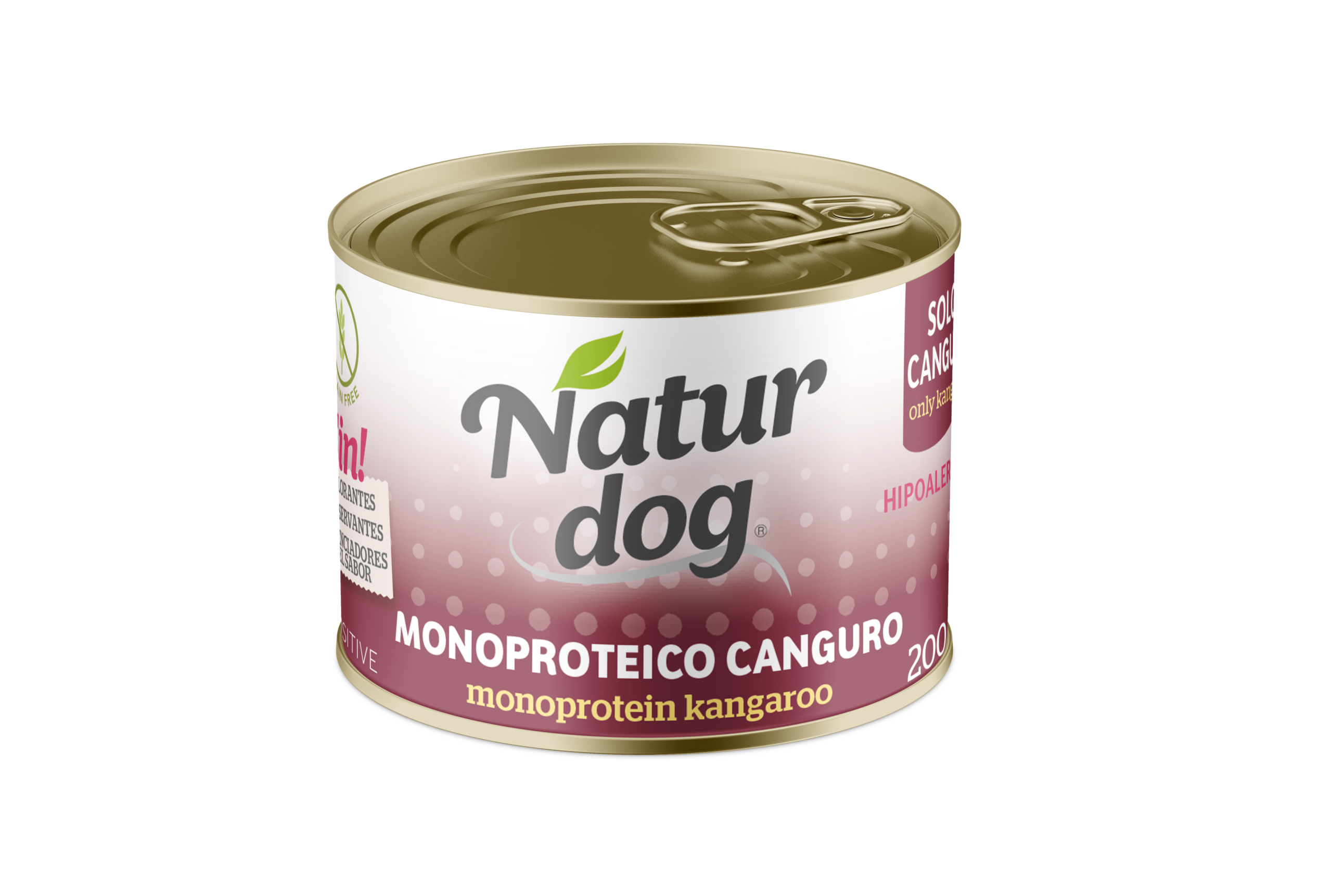 Naturdog monoproteico canguro 200